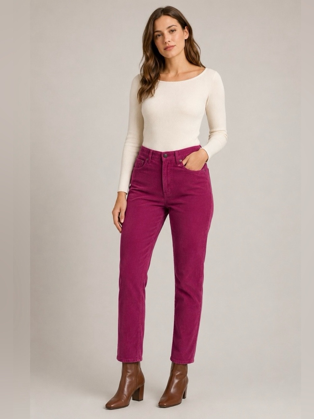 Calvin Klein Jeans, NWT, Magenta Skinny Jeans